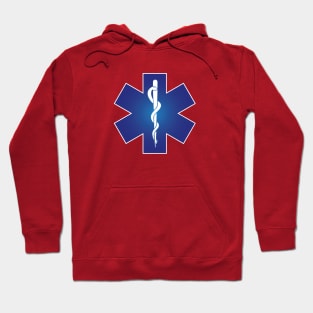 EMS EMT - Medevac Rescue Ambulance - Star of Life Hoodie